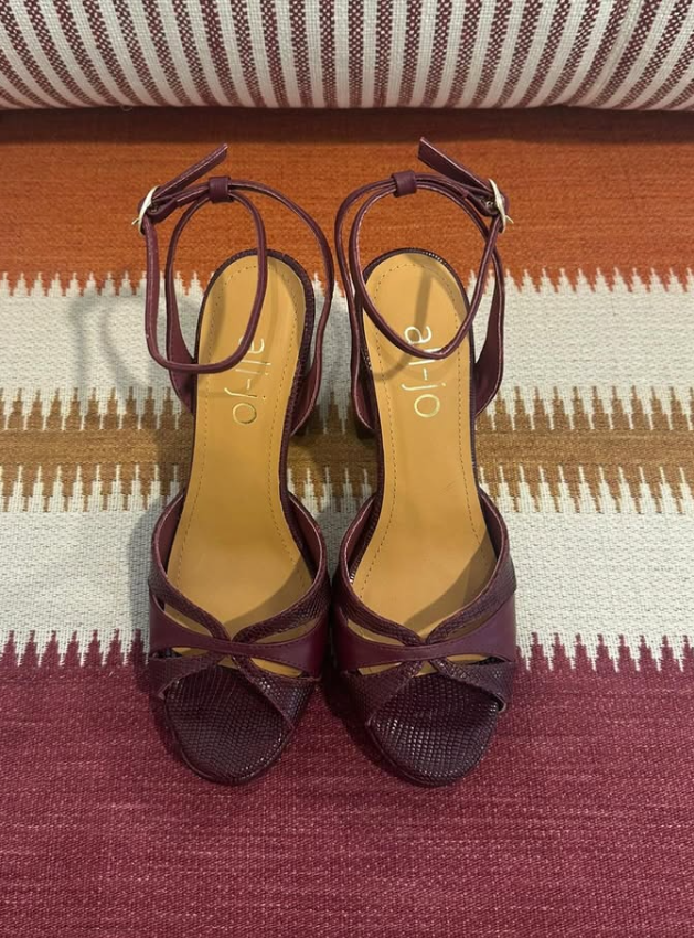 CAROLINA | BORDEAUX PLATFORM SANDALS
