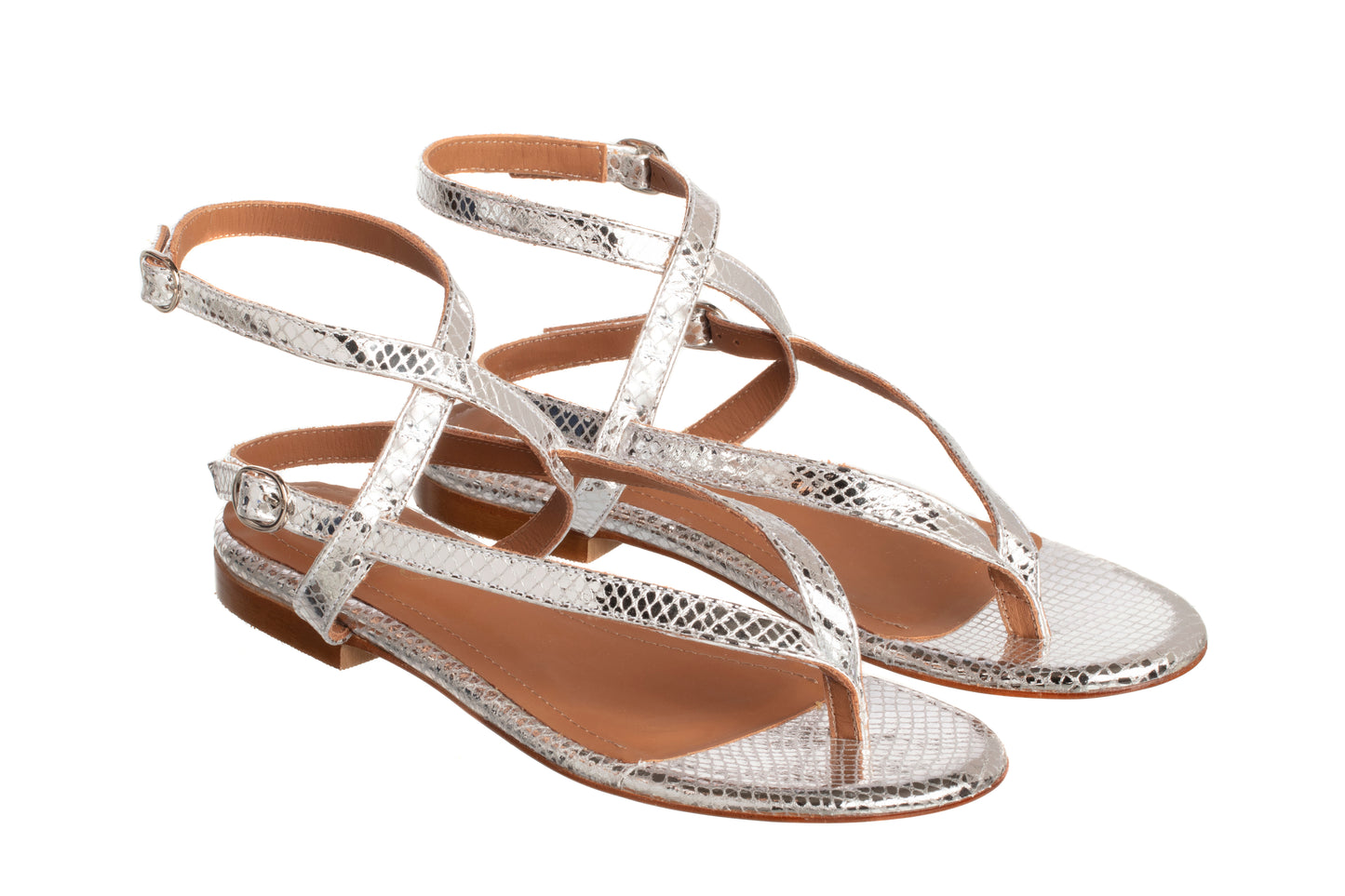 AMALFI SANDALS | SILVER