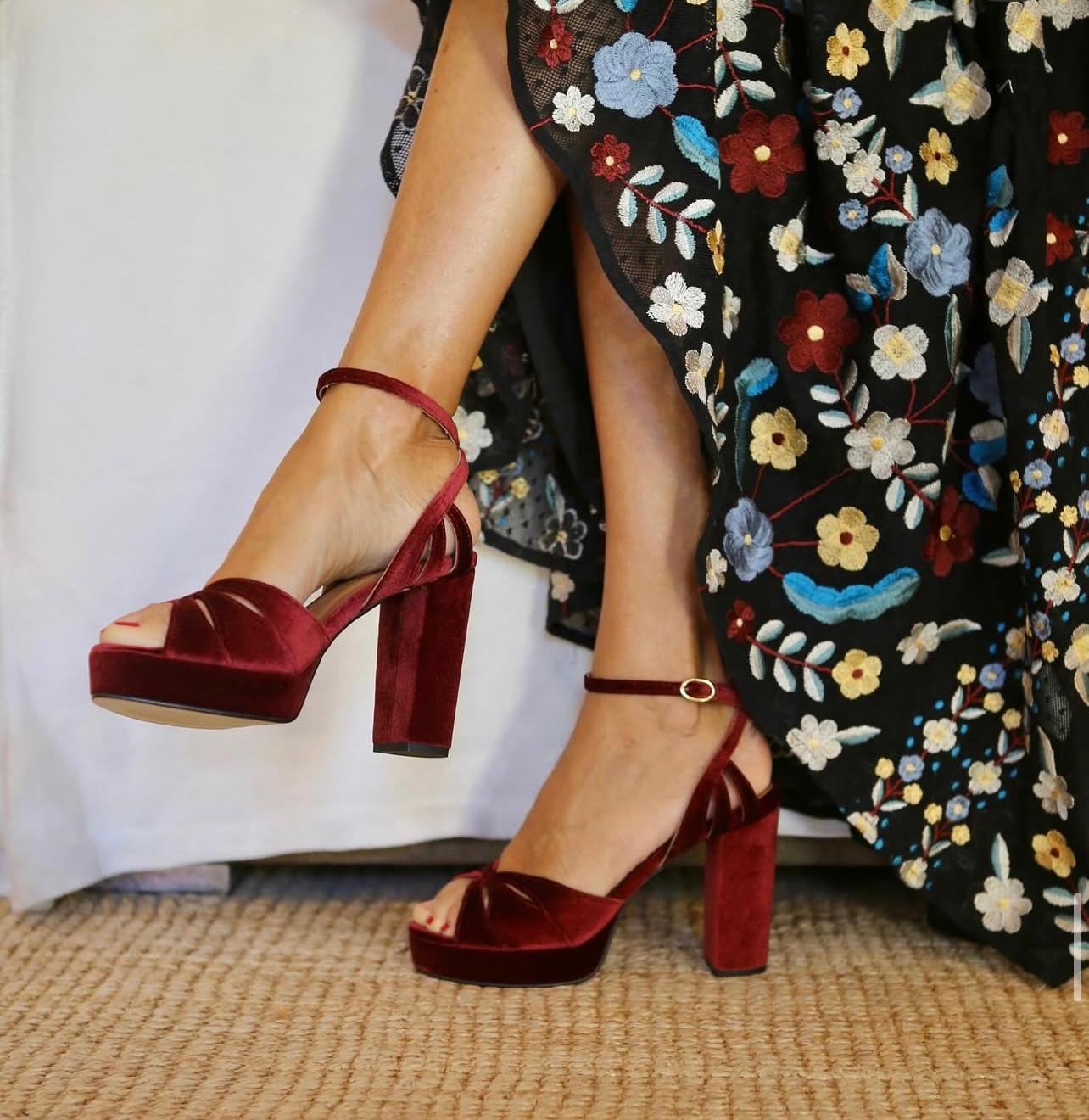 CHARLOTTE SANDALS | BORDEAUX